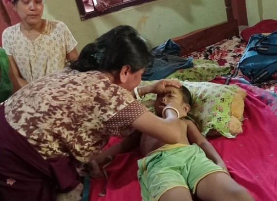 4 years old child died after falling into a pond in Bishramganj 4 years old child died after falling into a pond in Bishramganj